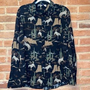 Western linen button down - H&M